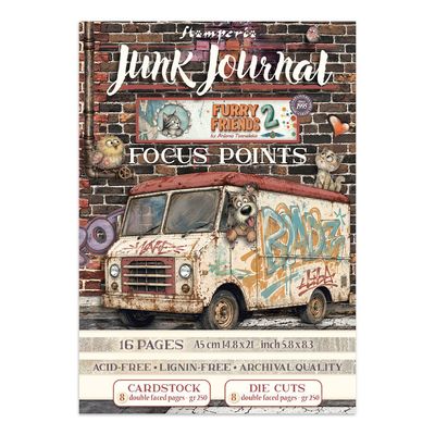 Stamperia - Furry Friends 2 - A5 Junk Journal Focus Points