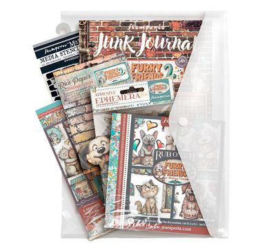 Stamperia - Furry Friends 2 - Art Journalling Selection Stamperia - Furry Friends 2 - Art Journalling Selection