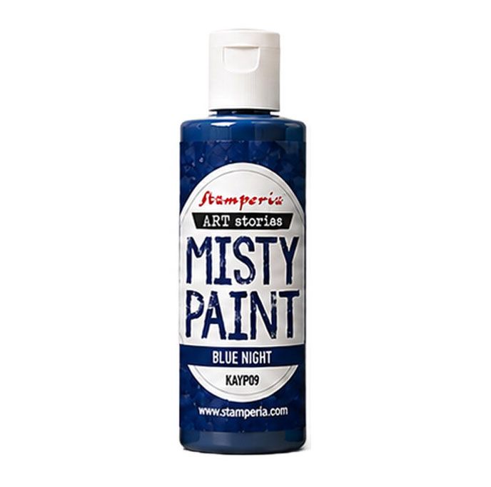 Stamperia - Misty Paint - 60 ml - Blue Night Stamperia - Misty Paint - 60 ml - Blue Night