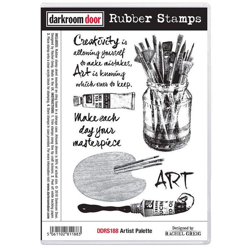 Darkroom Door - Rubber Stamp Set - Artists Palette