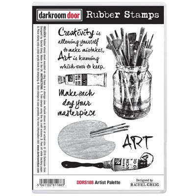Darkroom Door - Rubber Stamp Set - Artists Palette