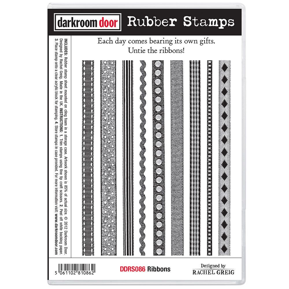 Darkroom Door - Rubber Stamp Set - Ribbons