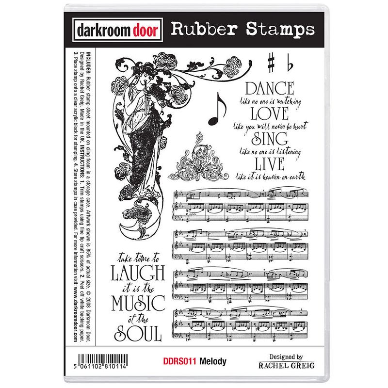 Darkroom Door - Rubber Stamp Set - Melody