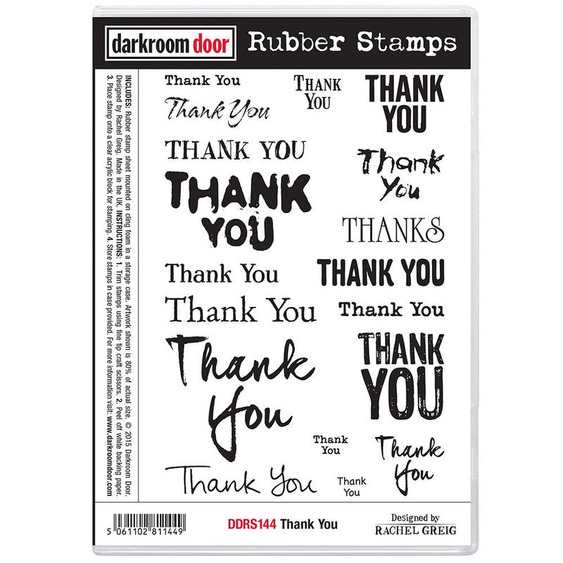 Darkroom Door - Rubber Stamp Set - Thank You