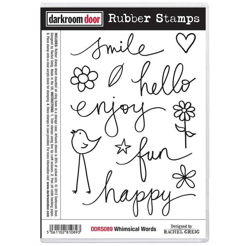 Darkroom Door - Rubber Stamp Set - Whimsical Words