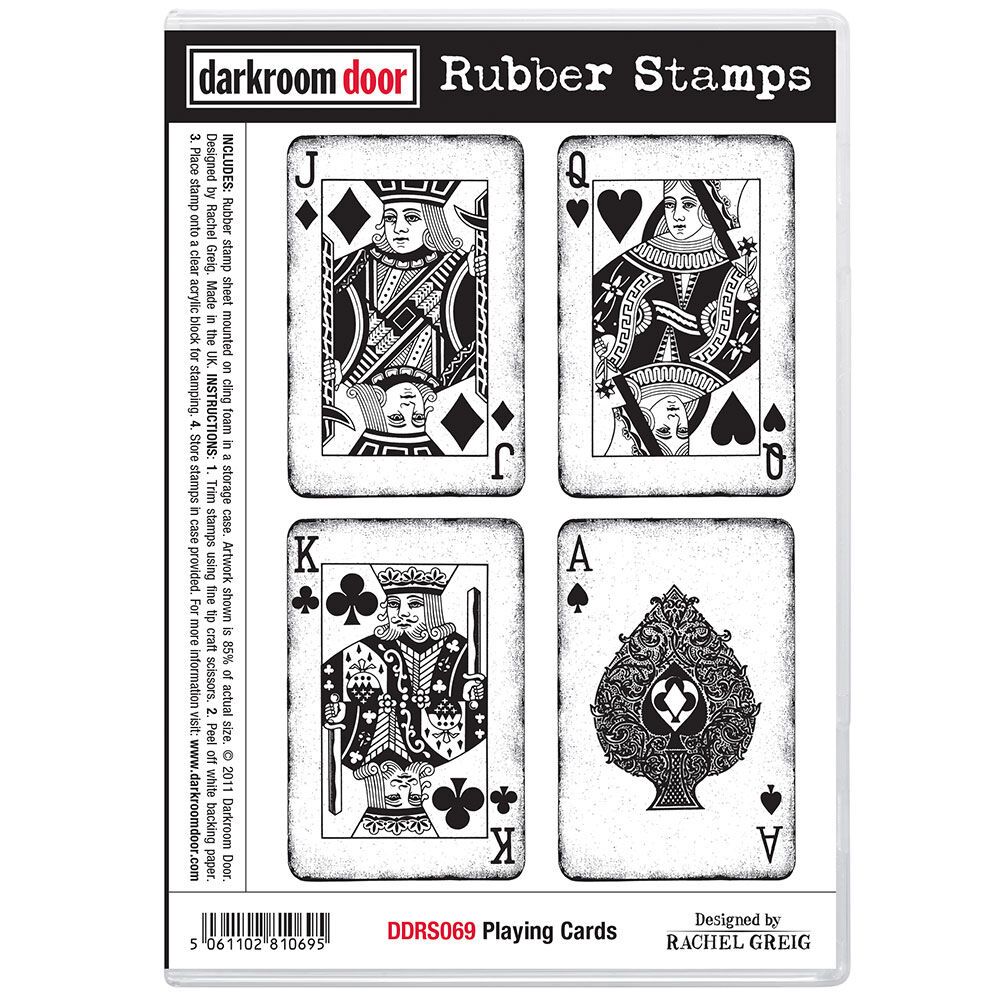 Darkroom Door - Rubber Stamp Set - Playing Cards
