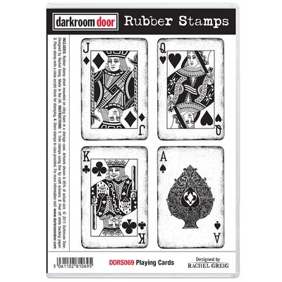 Darkroom Door - Rubber Stamp Set - Playing Cards