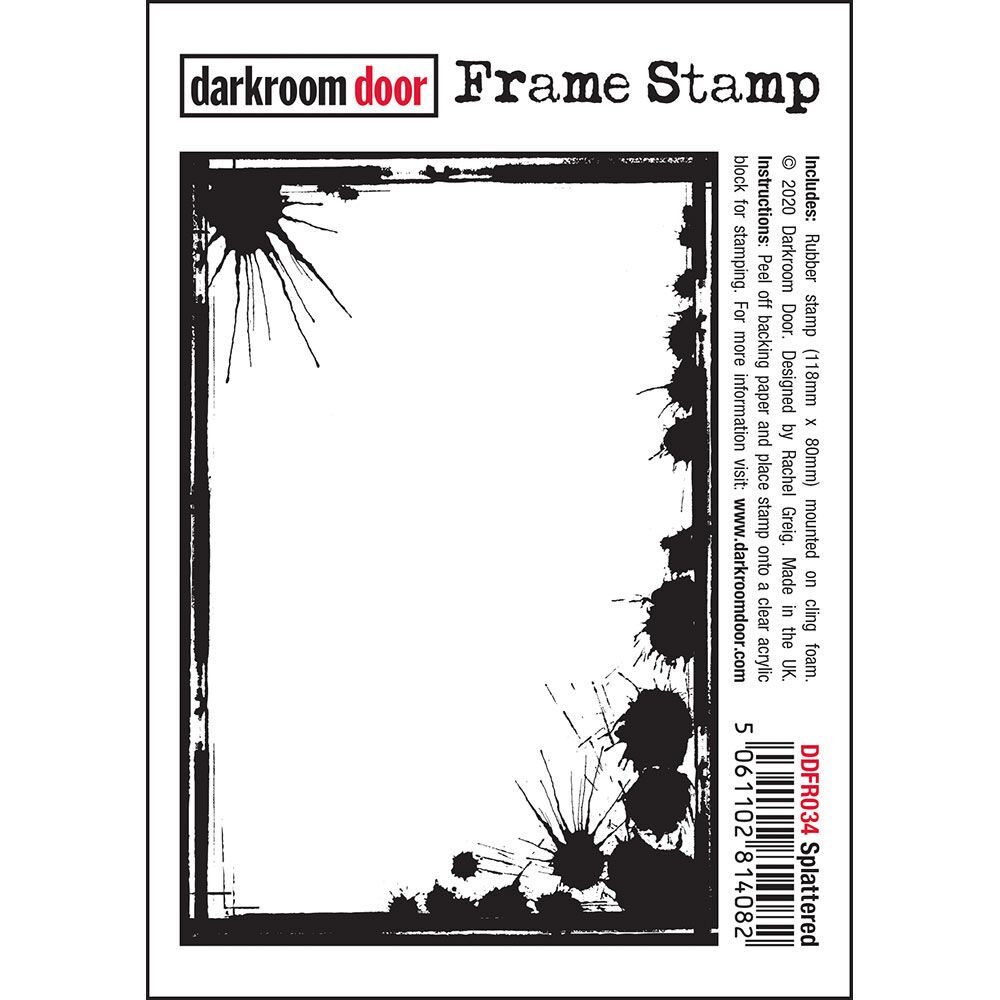 Darkroom Door - Frame Stamp - Splattered