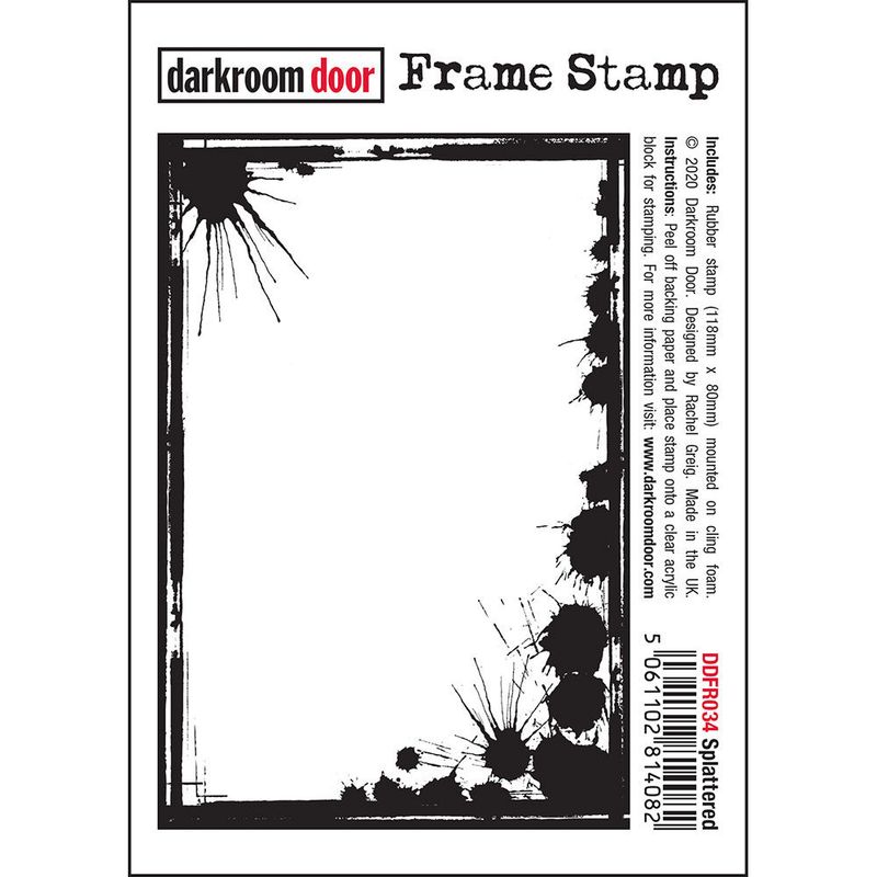 Darkroom Door - Frame Stamp - Splattered