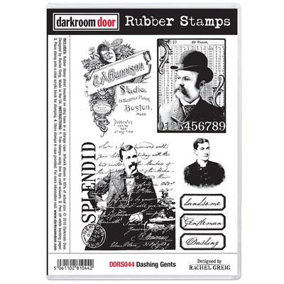 Darkroom Door - Rubber Stamp Set - Dashing Gents