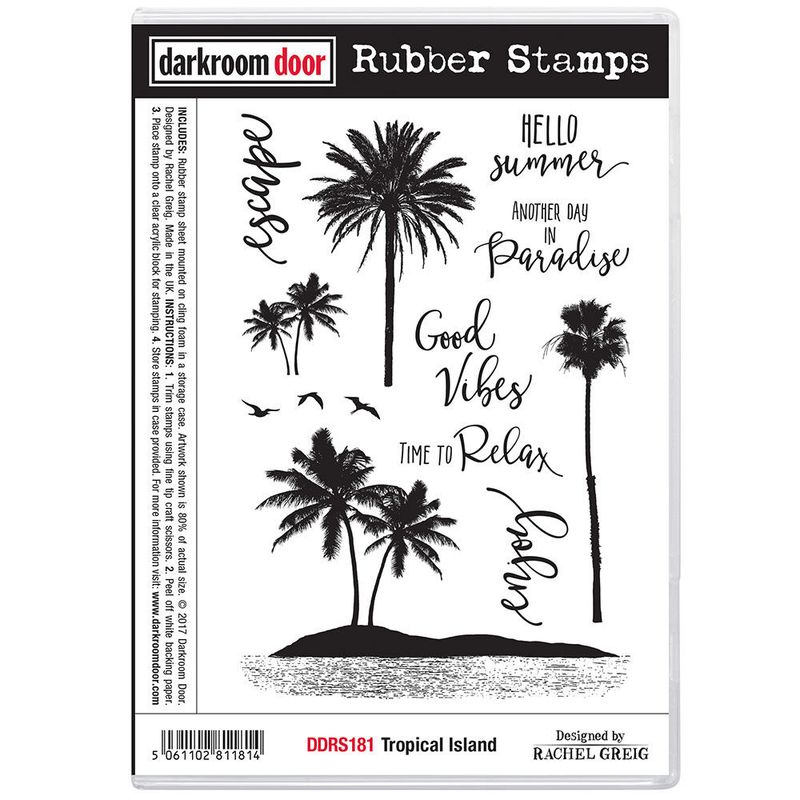 Darkroom Door - Rubber Stamp Set - Tropical Island