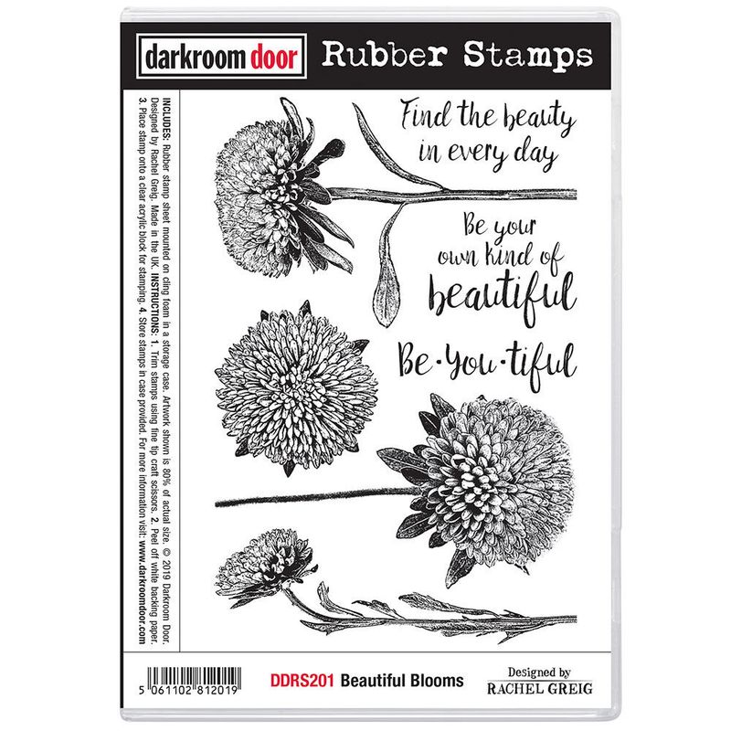 Darkroom Door - Rubber Stamp Set - Beautiful Blooms