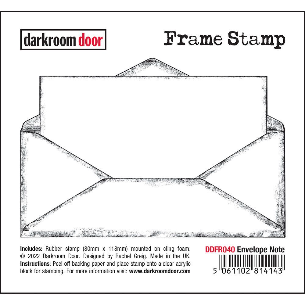 Darkroom Door - Frame Stamp - Envelope Note