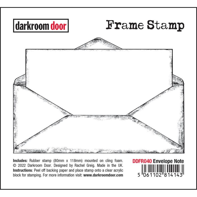 Darkroom Door - Frame Stamp - Envelope Note