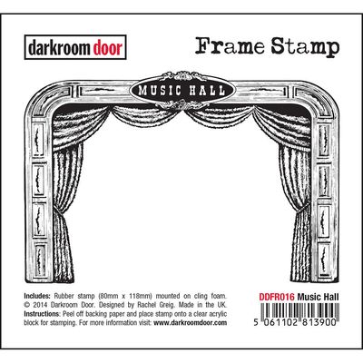 Darkroom Door - Frame Stamp - Music Hall