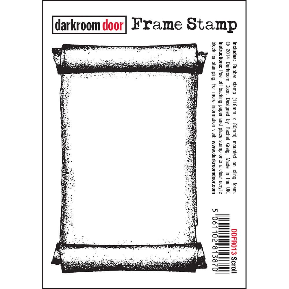 Darkroom Door - Frame Stamp - Scroll