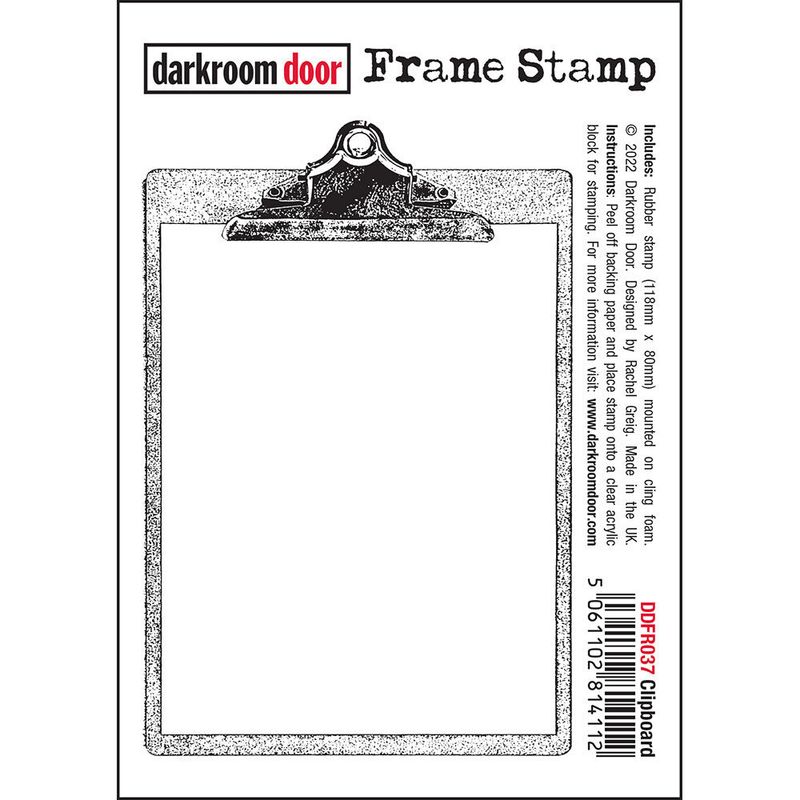 Darkroom Door - Frame Stamp - Clipboard