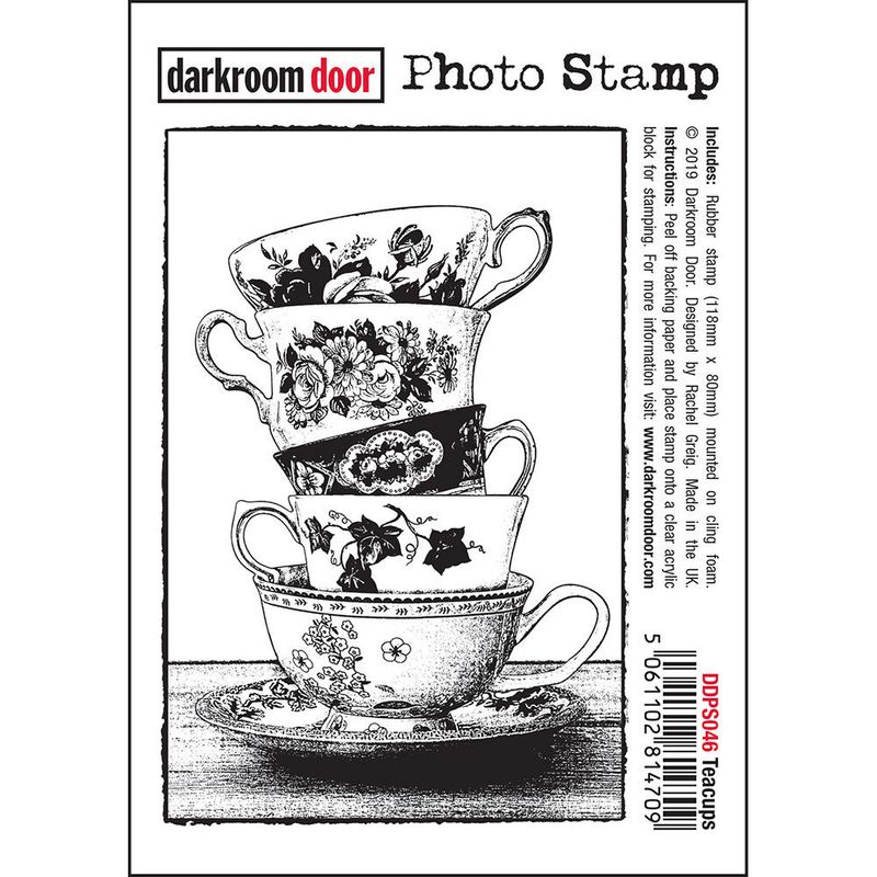 Darkroom Door - Photo Stamp - Teacups