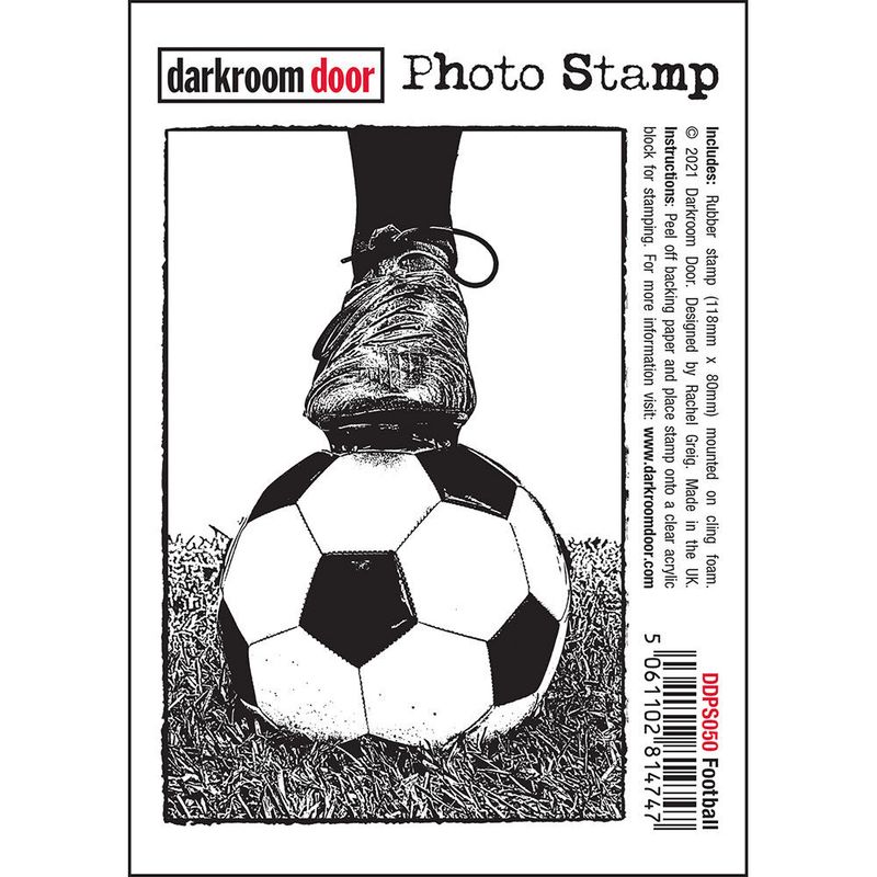 Darkroom Door - Photo Stamp - Football