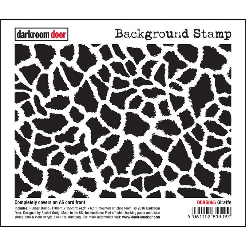 Darkroom Door - Background Stamp - Giraffe