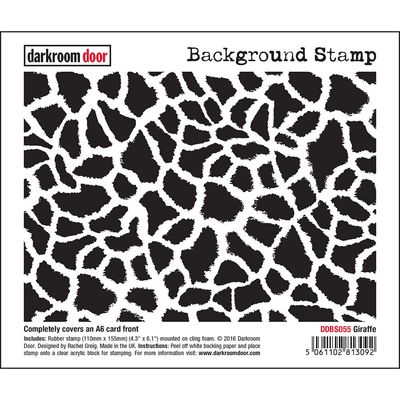 Darkroom Door - Background Stamp - Giraffe