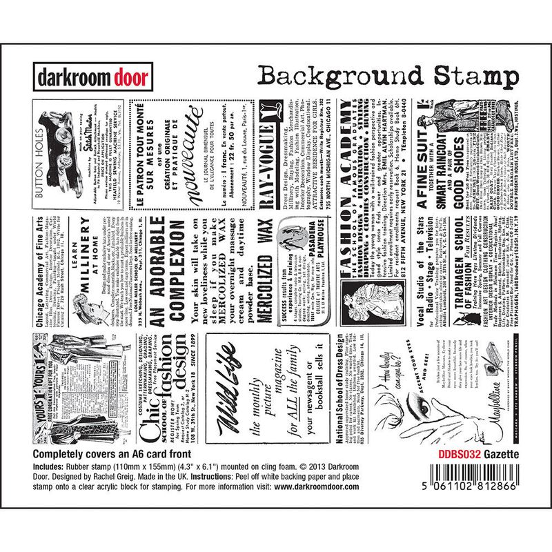 Darkroom Door - Background Stamp - Gazette