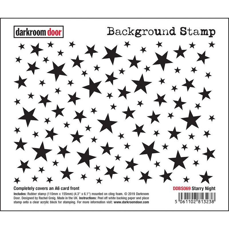 Darkroom Door - Background Stamp - Starry Night