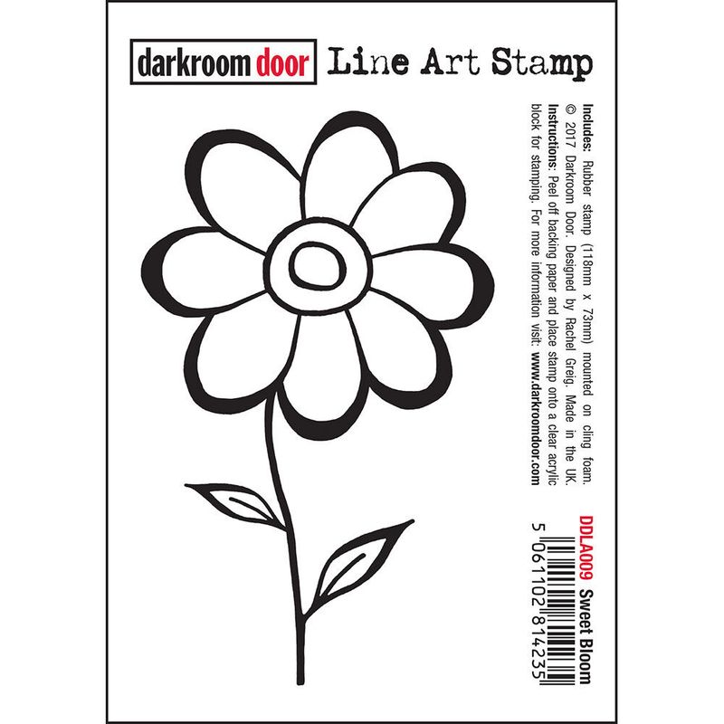 Darkroom Door - Line Art Stamp - Sweet Bloom