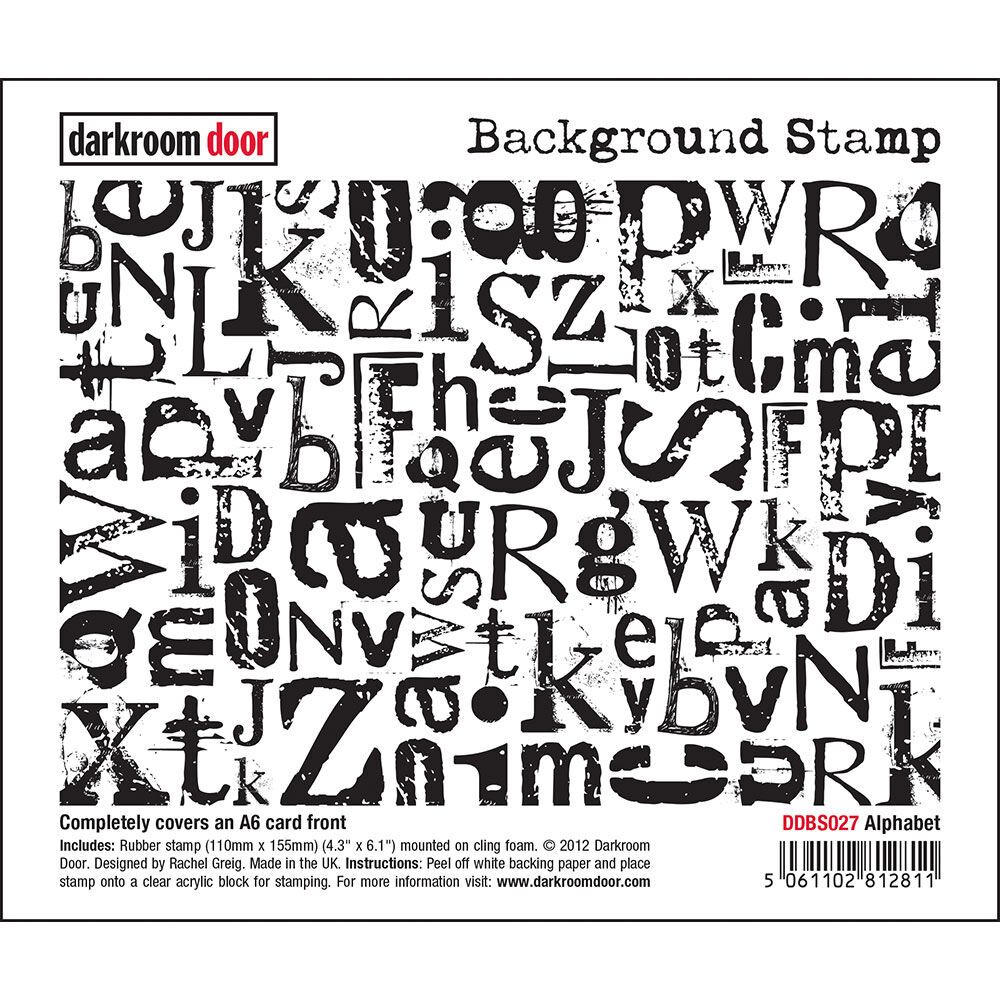 Darkroom Door - Background Stamp - Numbers