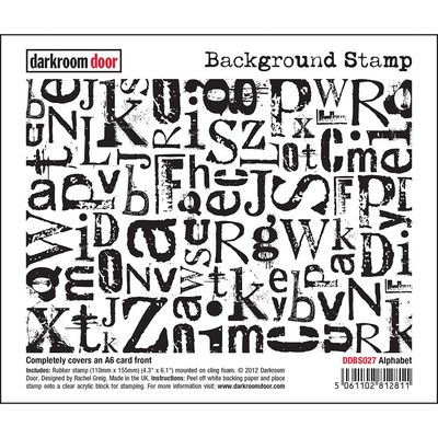 Darkroom Door - Background Stamp - Numbers