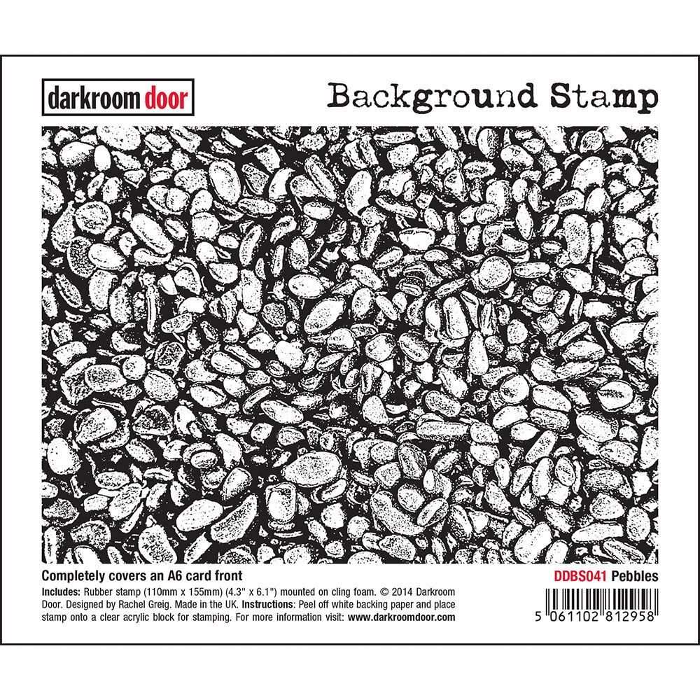Darkroom Door - Background Stamp - Pebbles