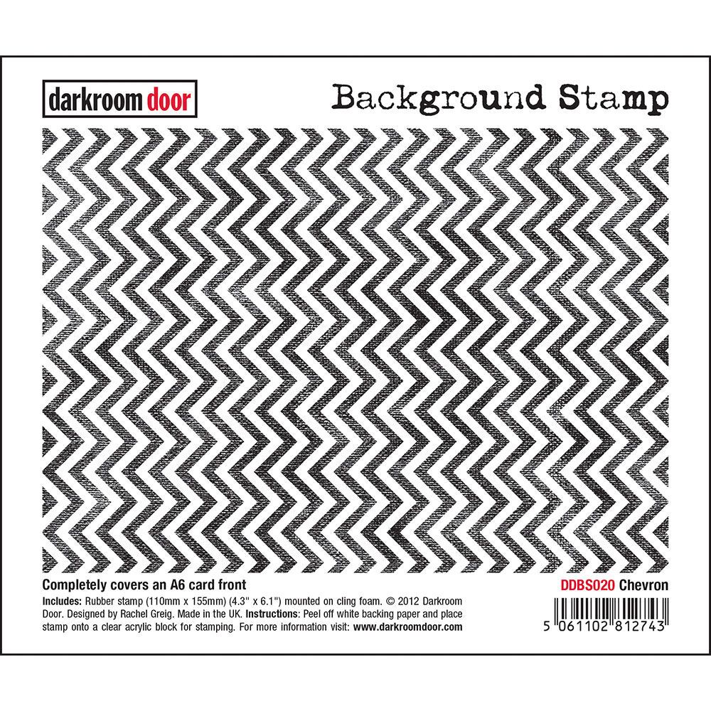 Darkroom Door - Background Stamp - Chevron