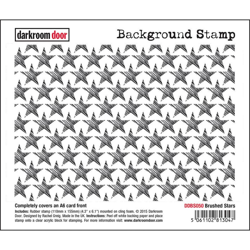 Darkroom Door - Background Stamp - Brushed Stars