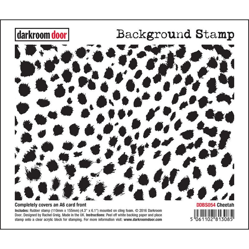 Darkroom Door - Background Stamp - Cheetah