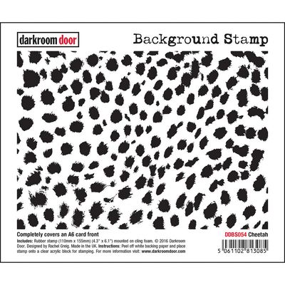 Darkroom Door - Background Stamp - Cheetah