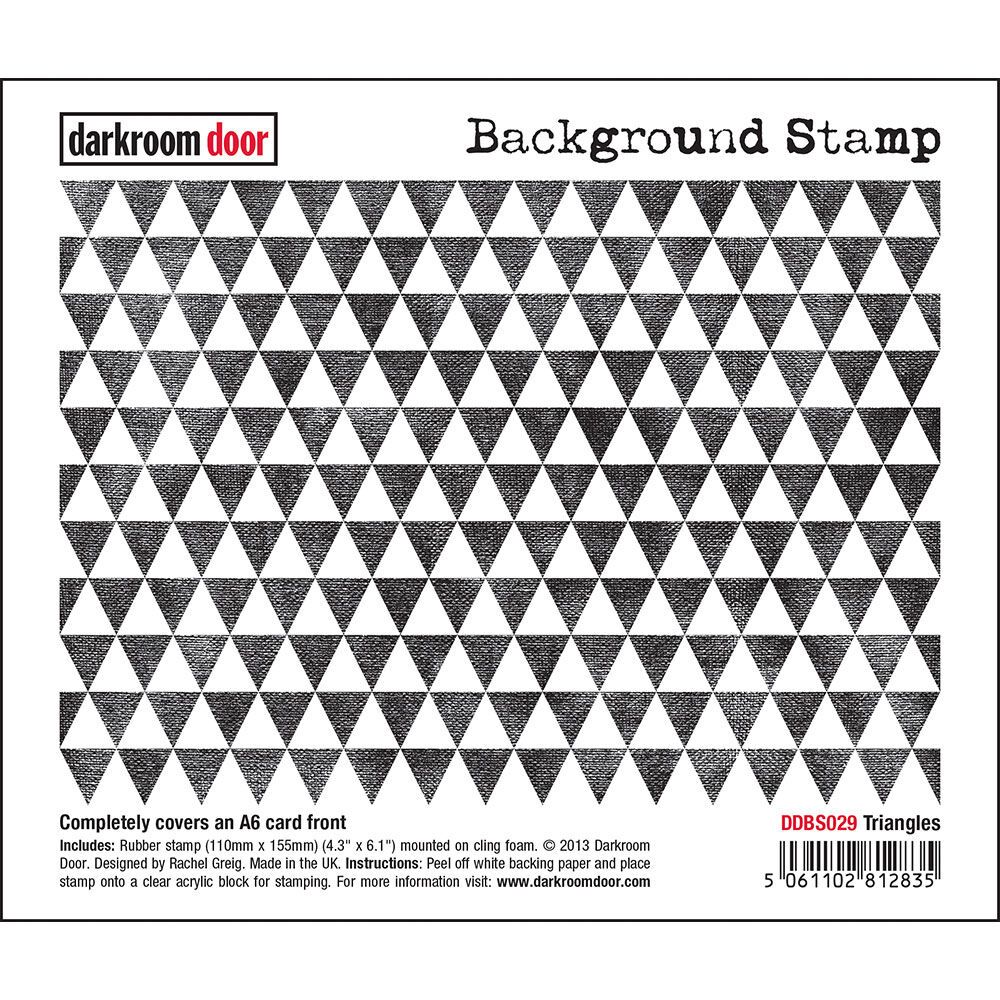 Darkroom Door - Background Stamp - Triangles