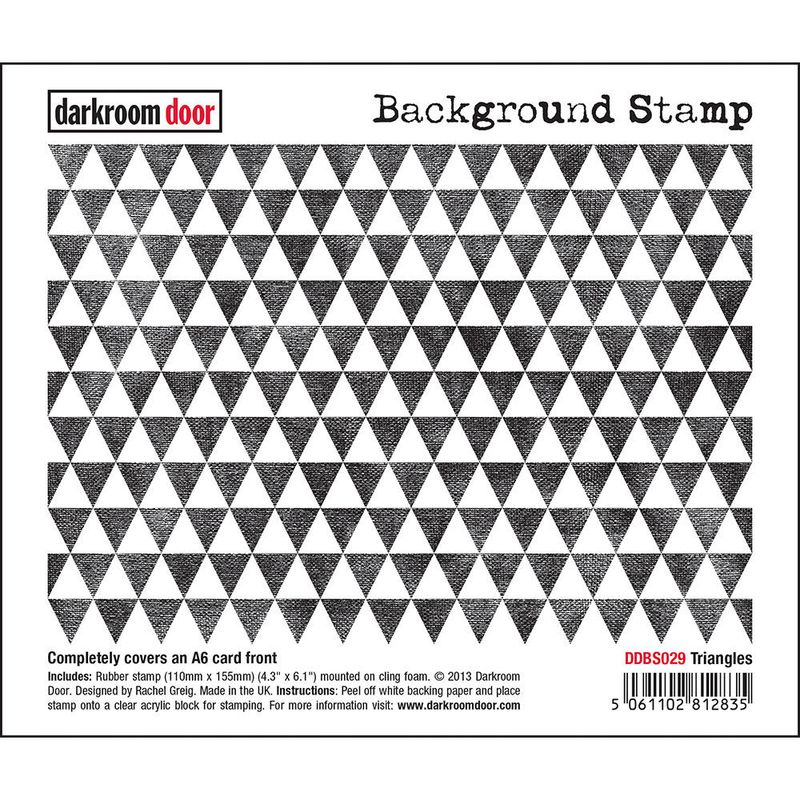 Darkroom Door - Background Stamp - Triangles