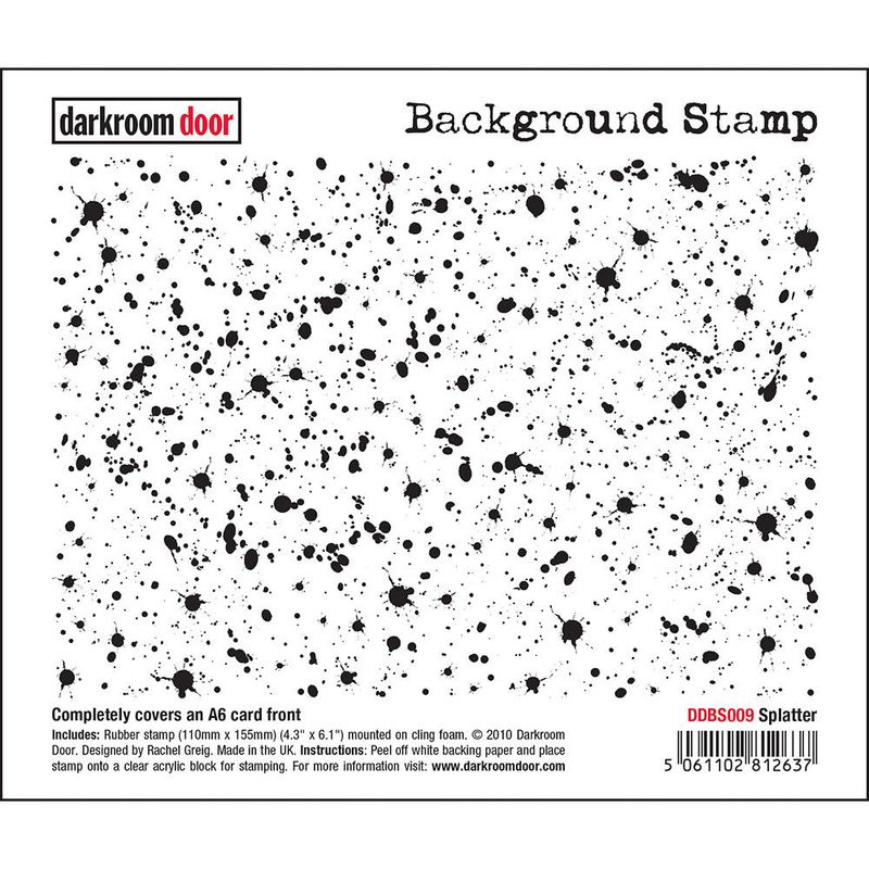 Darkroom Door - Background Stamp - Splatter