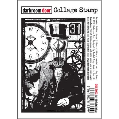 Darkroom Door - Collage Stamp - Mr Bright Ideas
