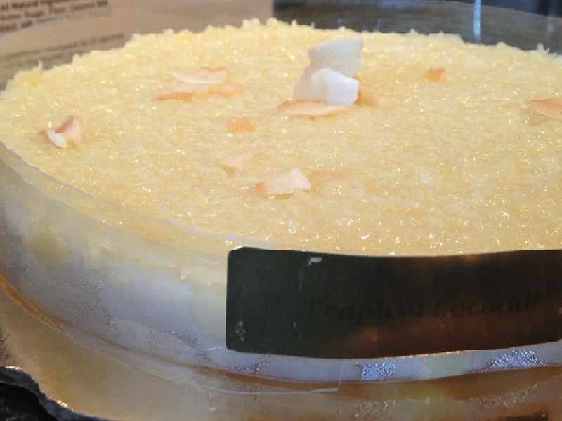 Tropical Coconut Custard Tart