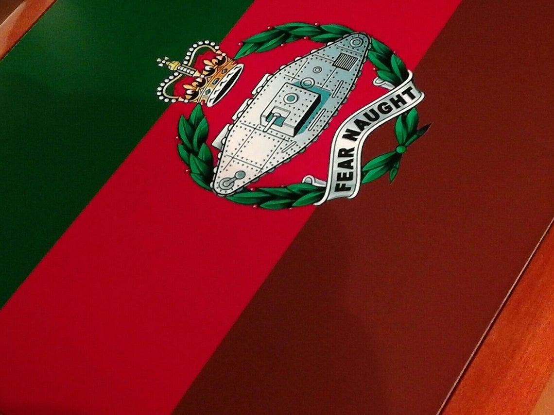 Royal Tank Regiment Military Medals Box