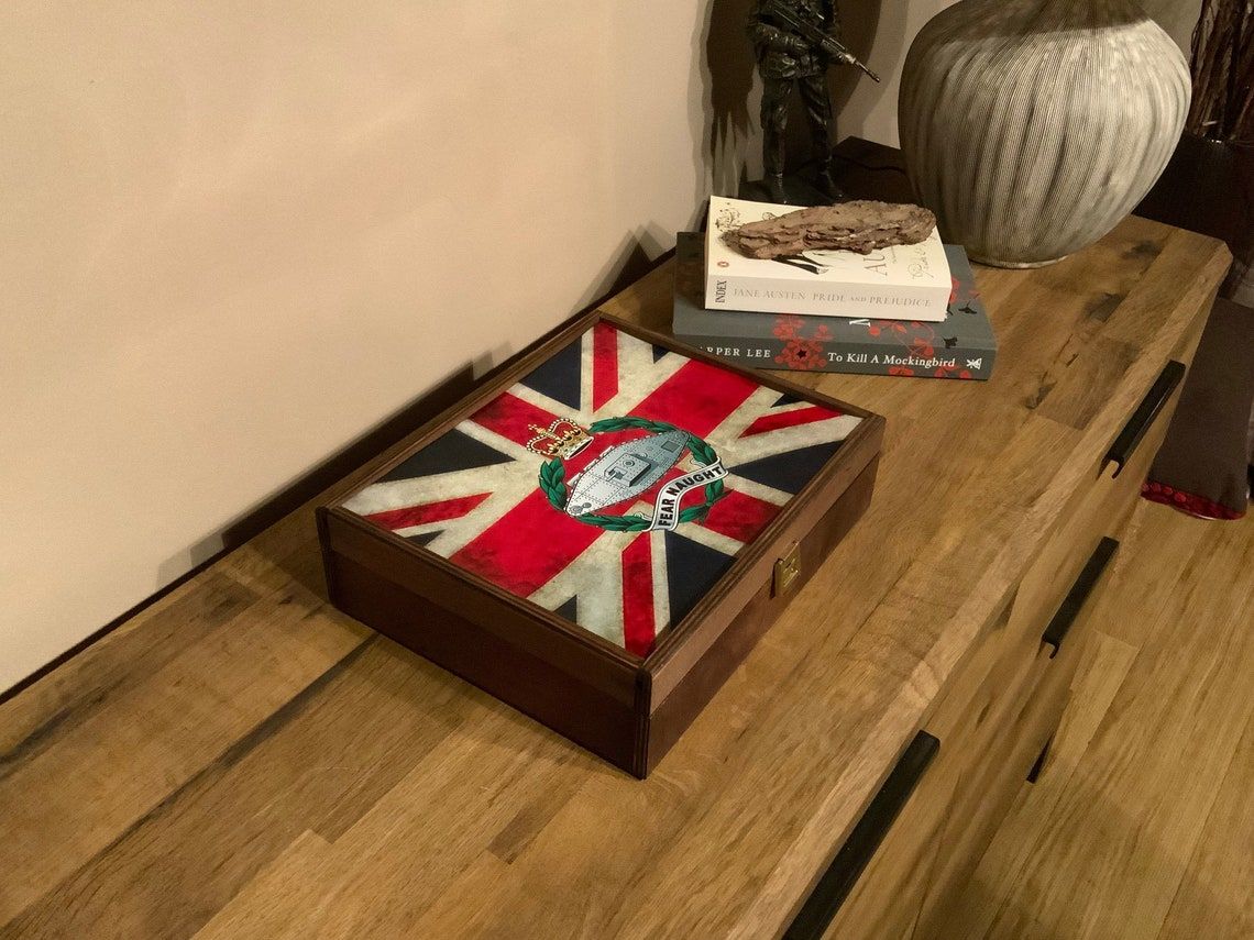 Royal Tank Regiment Military Medals Box