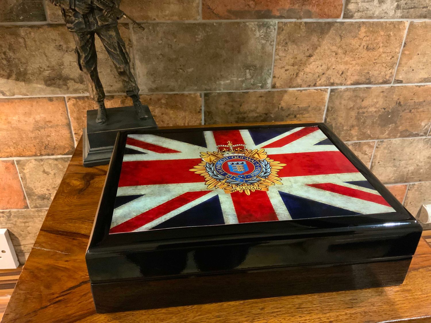 Royal Logistics Corps RLC Premium Military Medals Box.