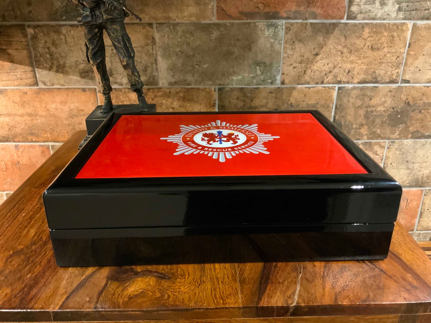 Devon and Somerset Fire Service Exclusive and Stunning Medals Box.