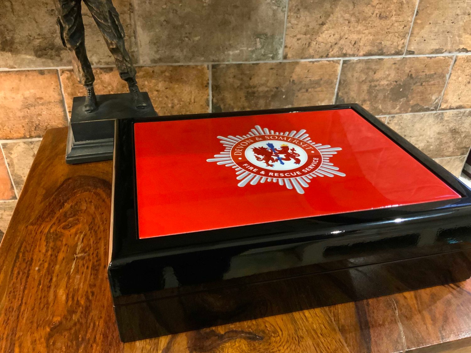 Devon and Somerset Fire Service Exclusive and Stunning Medals Box.