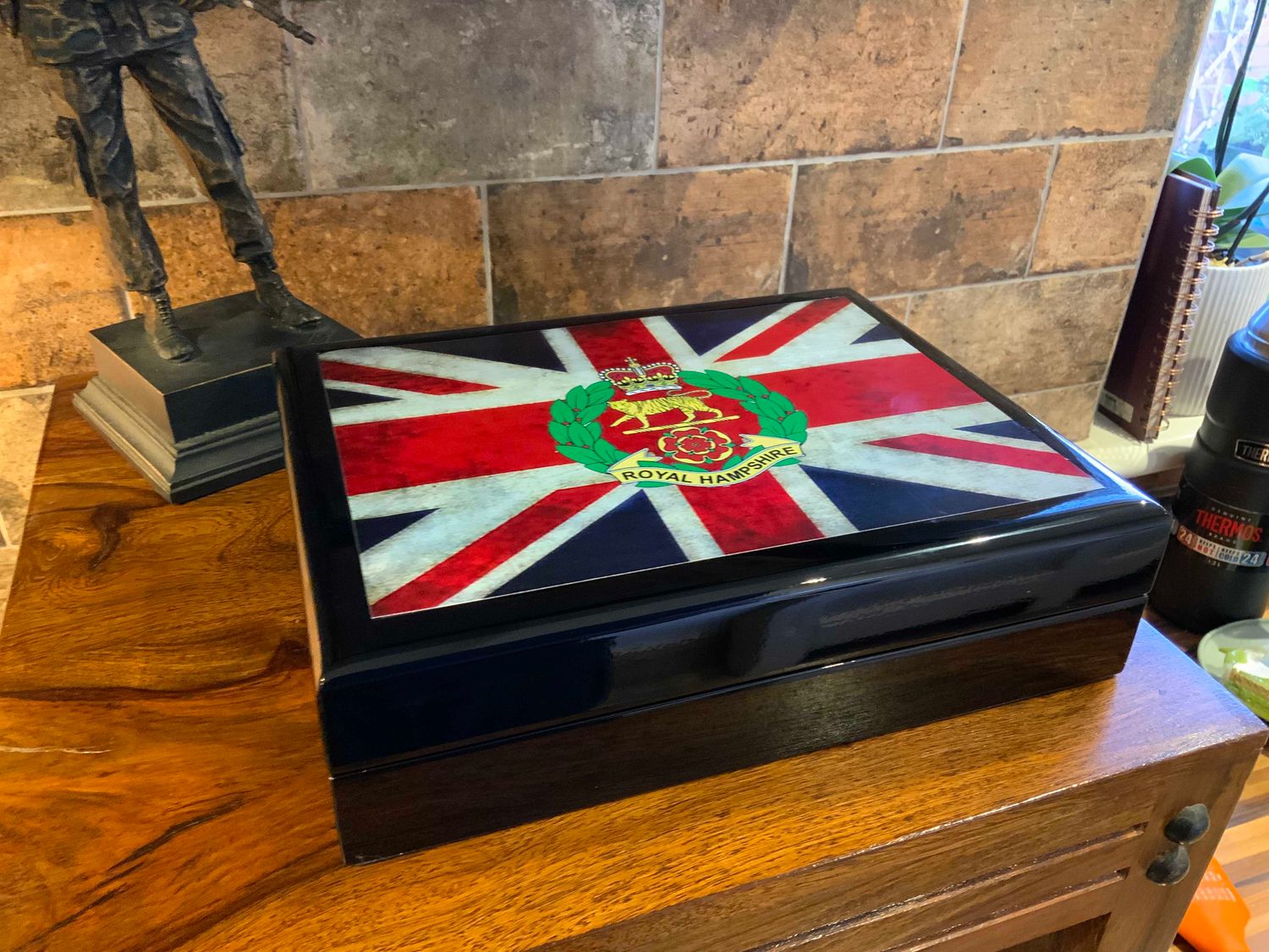 Royal Hampshire Regiment Exclusive and Stunning Medals Box.
