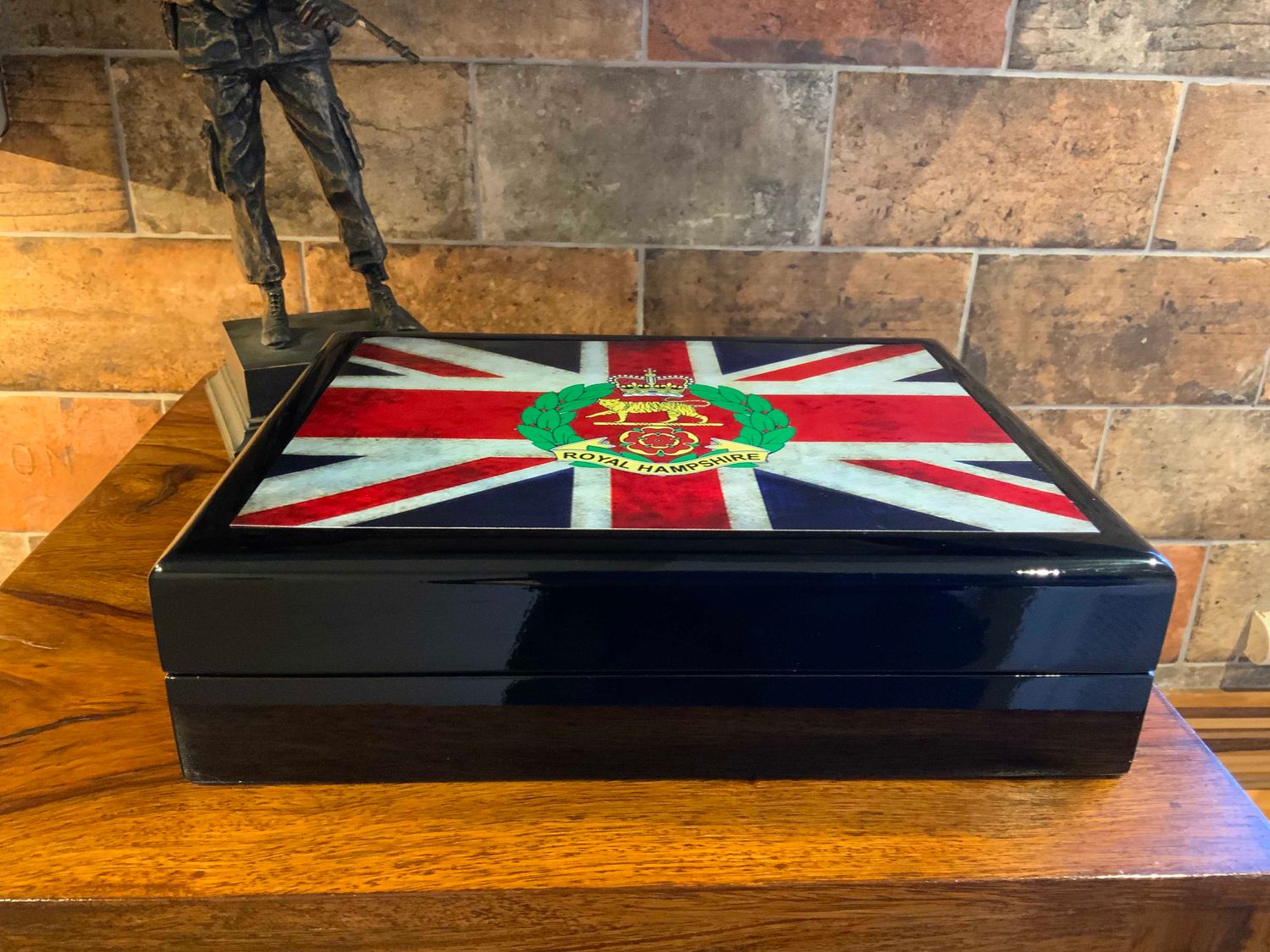 Royal Hampshire Regiment Exclusive and Stunning Medals Box.
