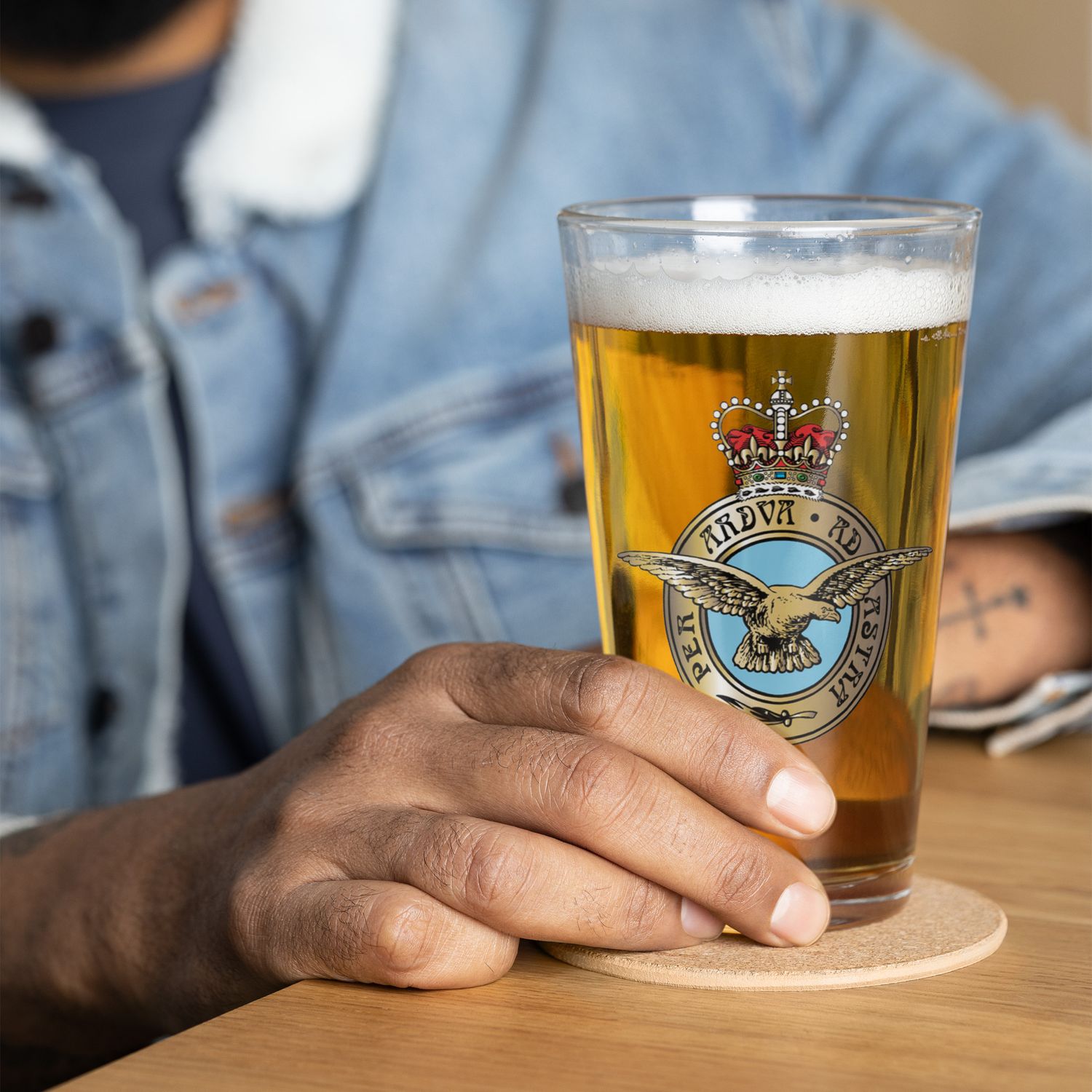 Royal Air Force Shaker pint glass