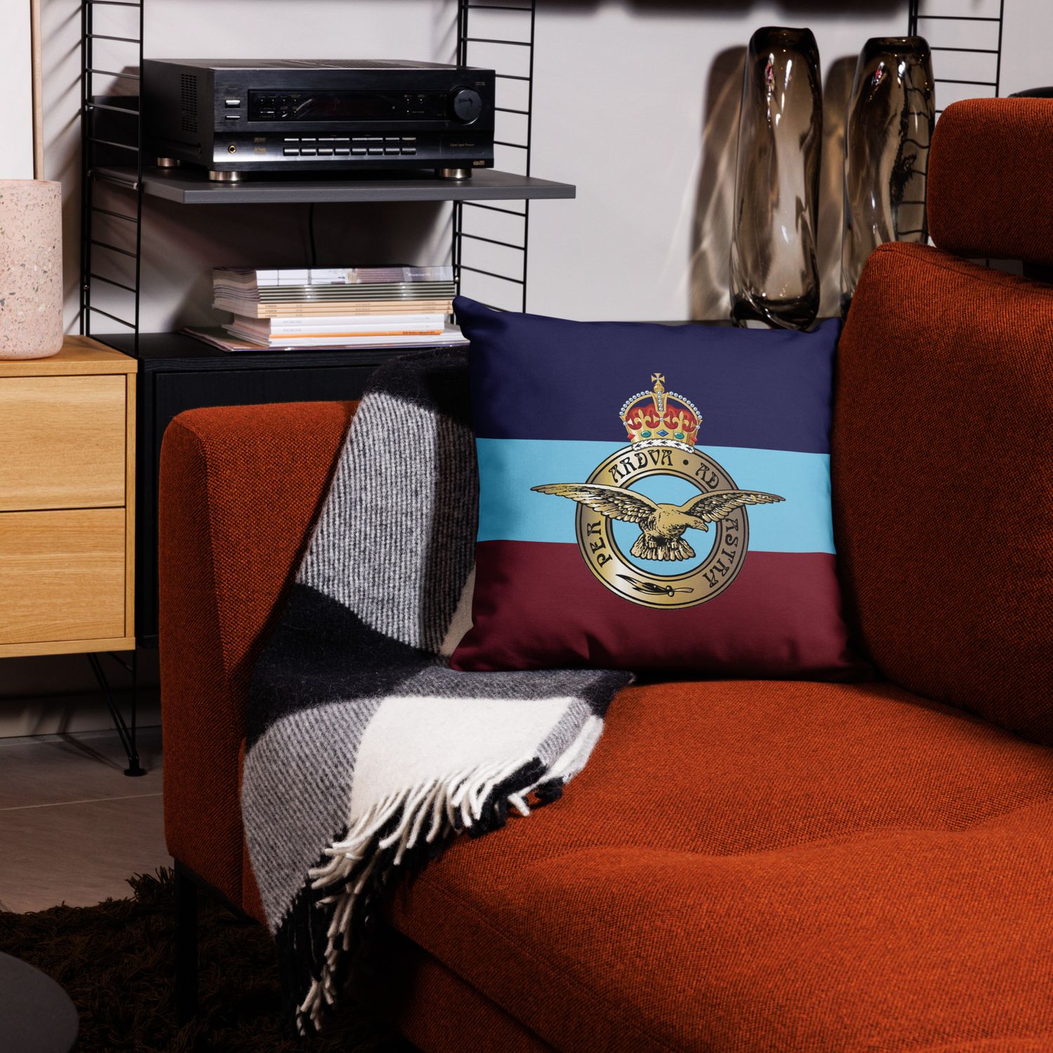 Royal Air Force Premium Pillow with king&#39;s Crown