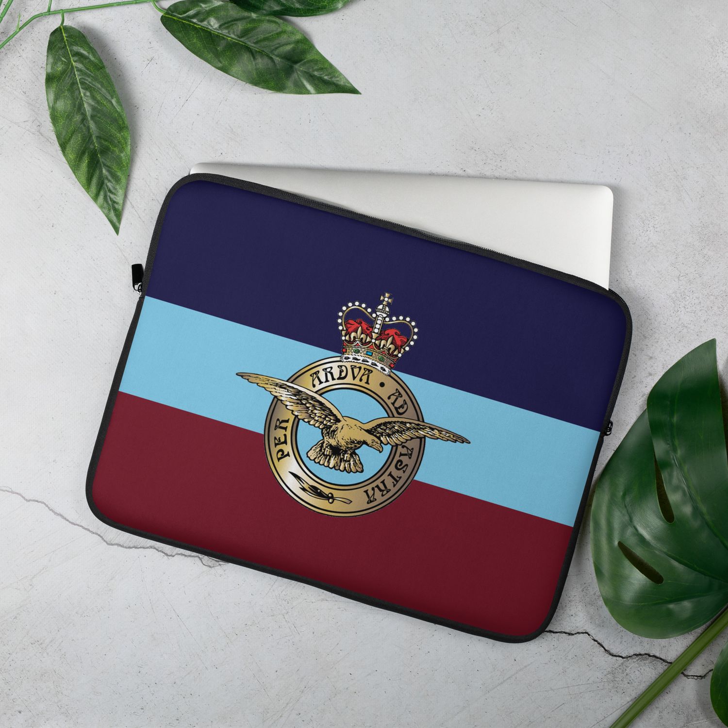 Royal Air Force Laptop Sleeve with Queen&#39;a Crown
